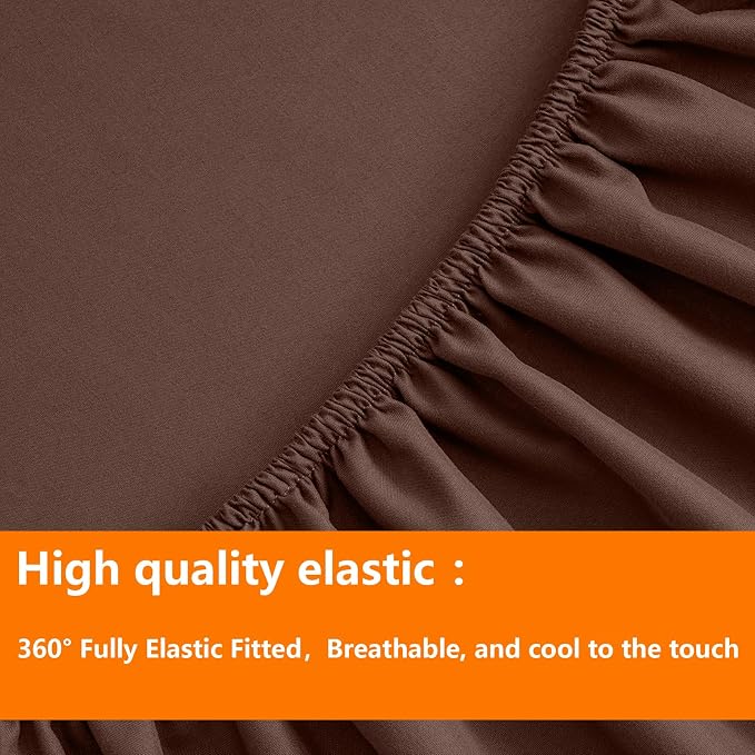 TAIMIT Brown Full Size Comforter Set - Image 6