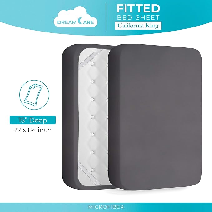DREAMCARE Cal King Fitted Sheet Only - Image 4