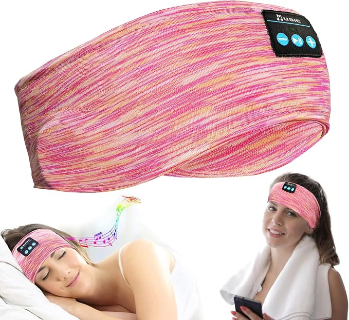 Bluetooth Headphones, Sleep Headphones Headband Wireless by SANNWEEN