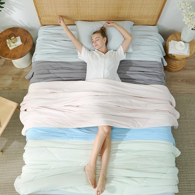 Cozy Bliss Cooling Comforter King XL Size, Cooling Blankets - Image 8