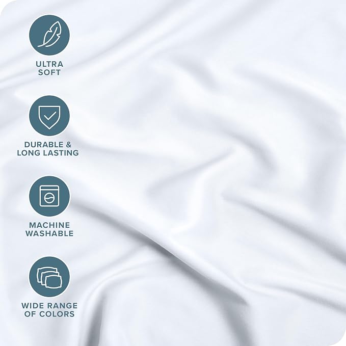 Bare Home 2-Pack Fitted Bottom Sheets California King - Image 2