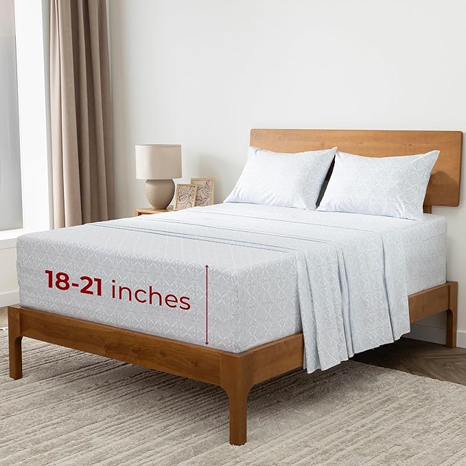 Mellanni Extra Deep California King Sheets by Mellanni