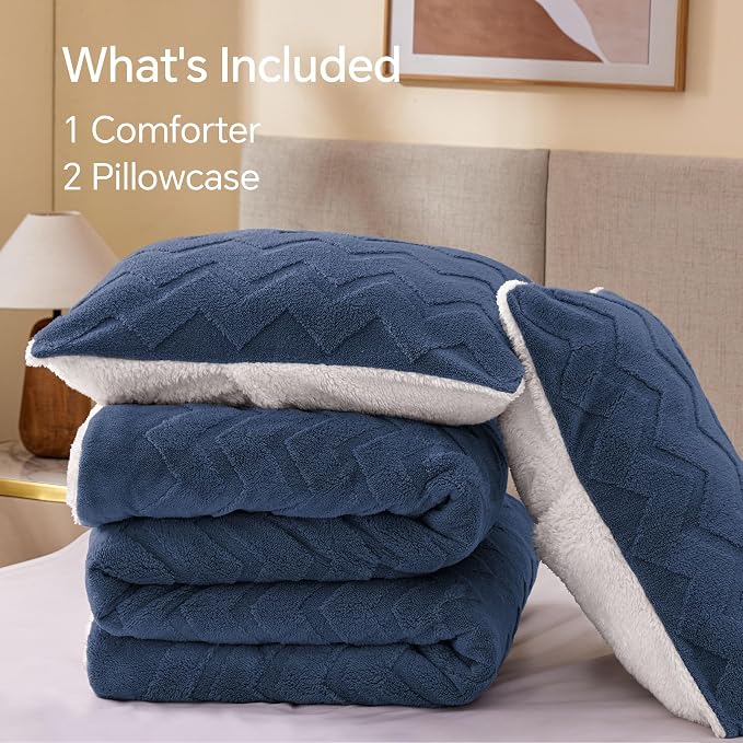 BEDELITE Fluffy Queen Comforter Set - Image 8