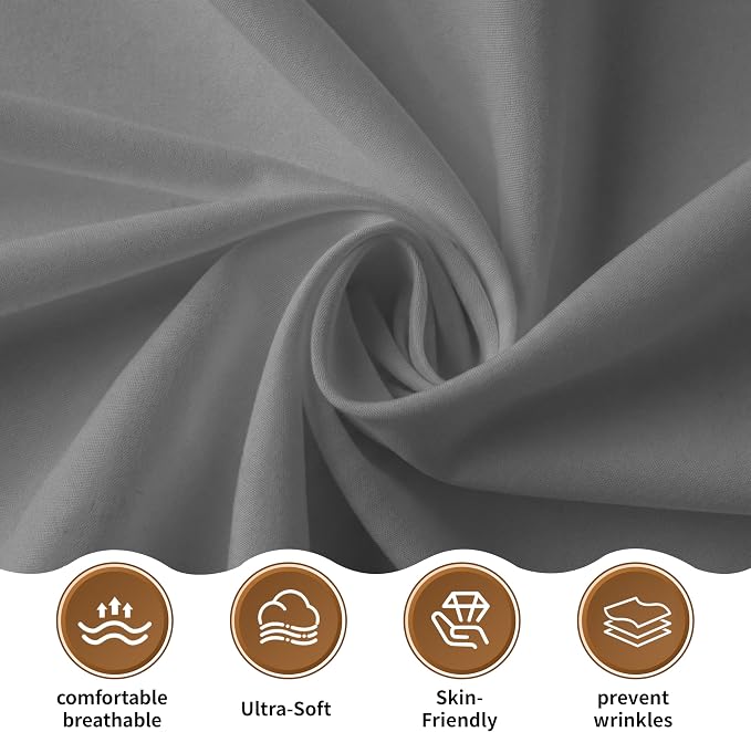 HBHLFZ Twin XL Flat Sheets Only 2 Pack - Image 5