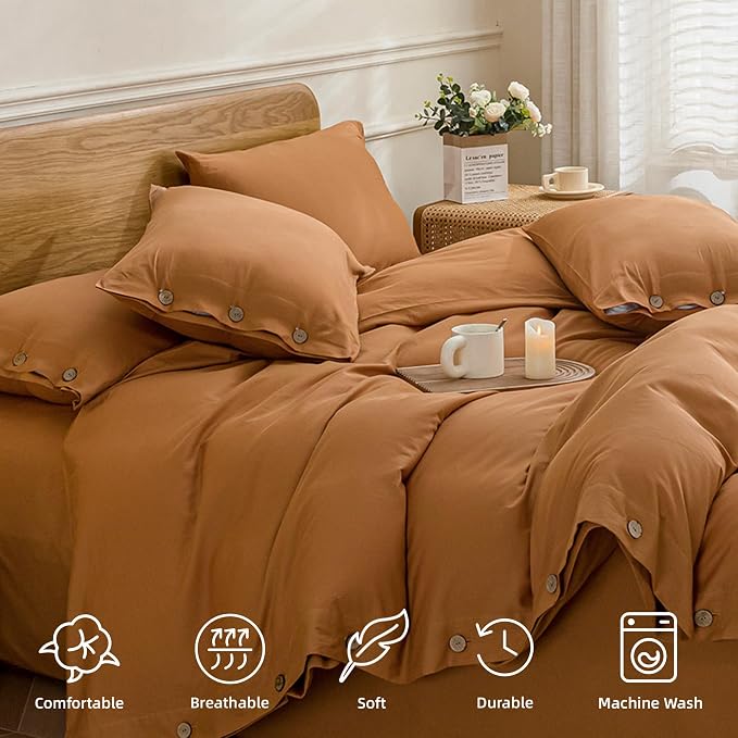 JELLYMONI Cotton Duvet Cover Twin Size - Image 4