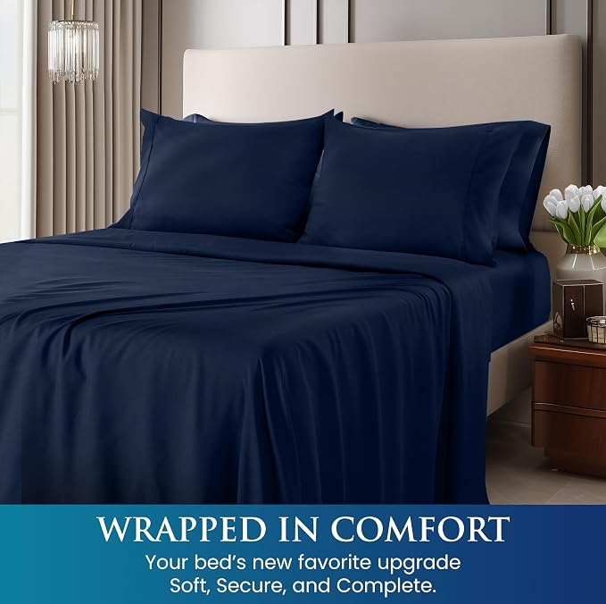 Utopia Bedding Full Size 4 Piece Sheet Set - Image 4