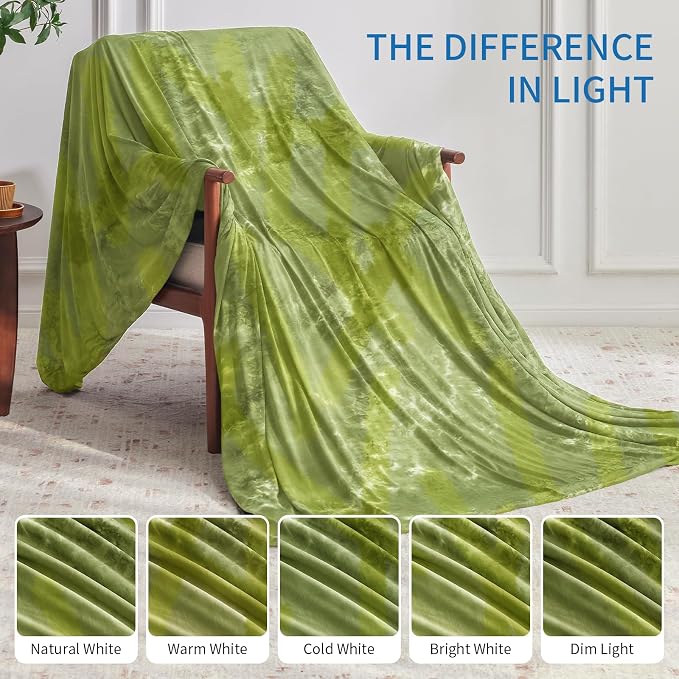 Guohaoi Cooling Throw Blanket for Hot Sleepers, Decortive Tie Dye, Arc-Chill - Image 2