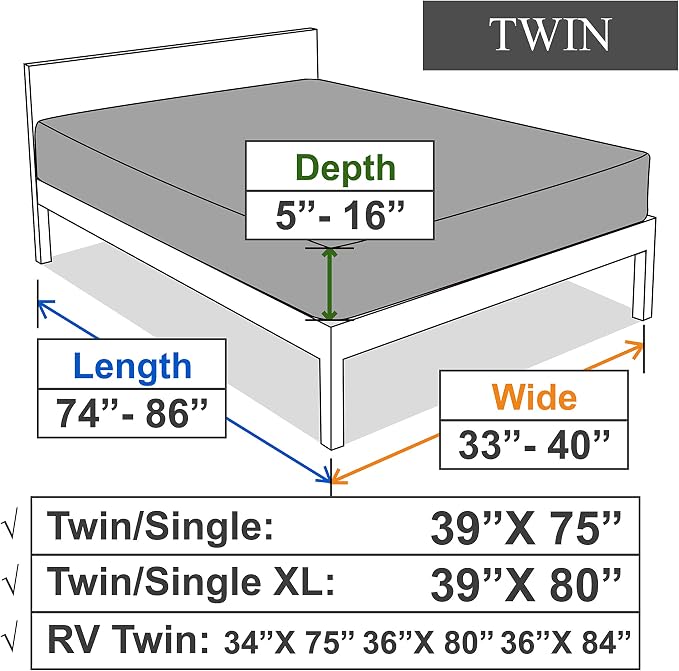 Soft Stretch Twin Fitted Sheet Only - Image 6