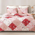 Whale Flotilla Patchwork Quilt Twin Size, Extra Soft Boho Floral Bedspreads by WHALEFLOTILLA