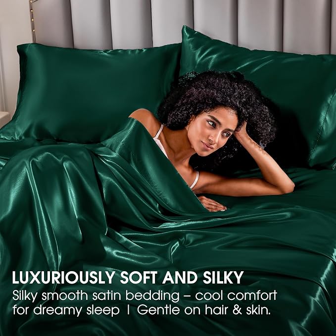 FreshCulture Satin Sheets King Size - Image 6
