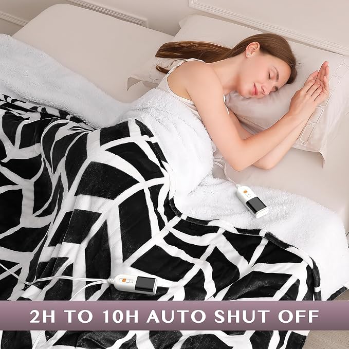 VENTIMI Electric Blanket Queen Size, Fast Heating Blanket - Image 3