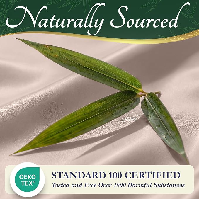 DECOLURE 100% Viscose Derived from Bamboo Sheets Twin Size - Image 7