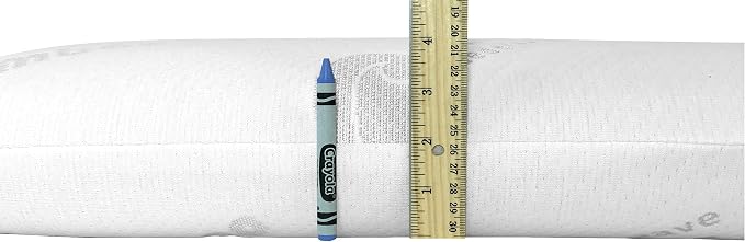 Bluewave Bedding Slim Gel Memory Foam Pillow - Image 3
