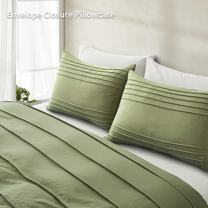 Oli Anderson Sage Green Duvet Cover King Size - Image 6