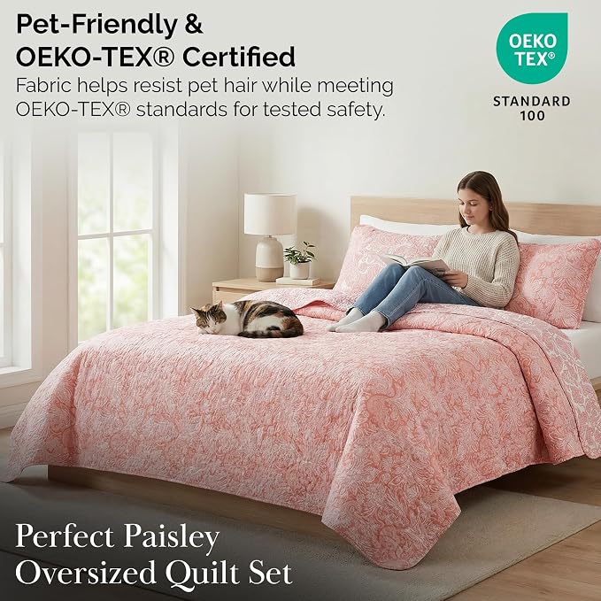 Southshore Fine Living, Inc. Twin XL Quilt Bedding Set, Boho Coverlet, - Image 5