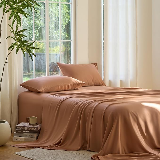DOZ Sheet Set, 100% Viscose derived from Bamboo, Organically Grown, Buttery Soft by DOZ