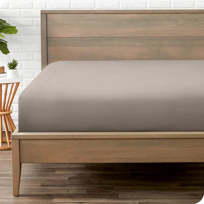 Fitted Bottom Sheet Twin Size by BareHome