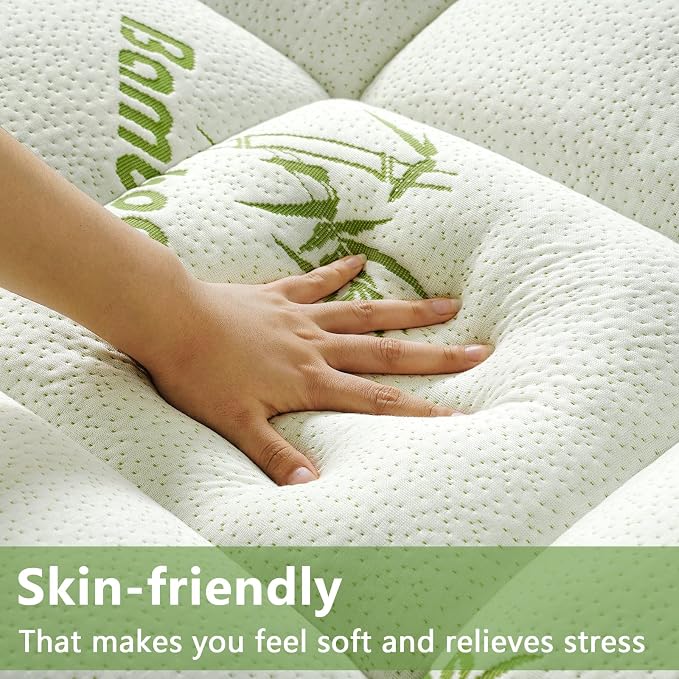 PATSBA Premium Viscose Made from Bamboo King Size Mattress Topper - Image 3