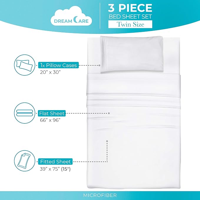 DREAMCARE Twin Sheets - Image 4