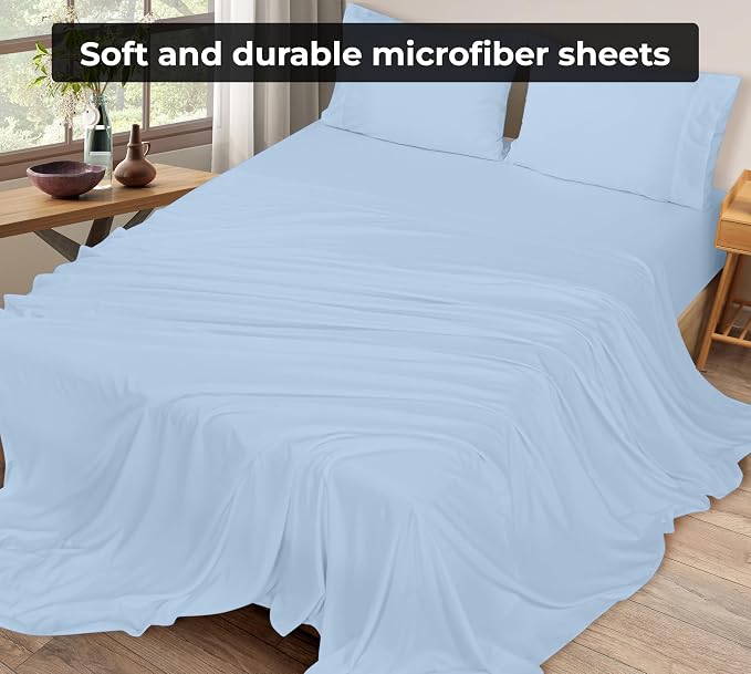 Royale Linens Twin XL Flat Sheet - Image 4