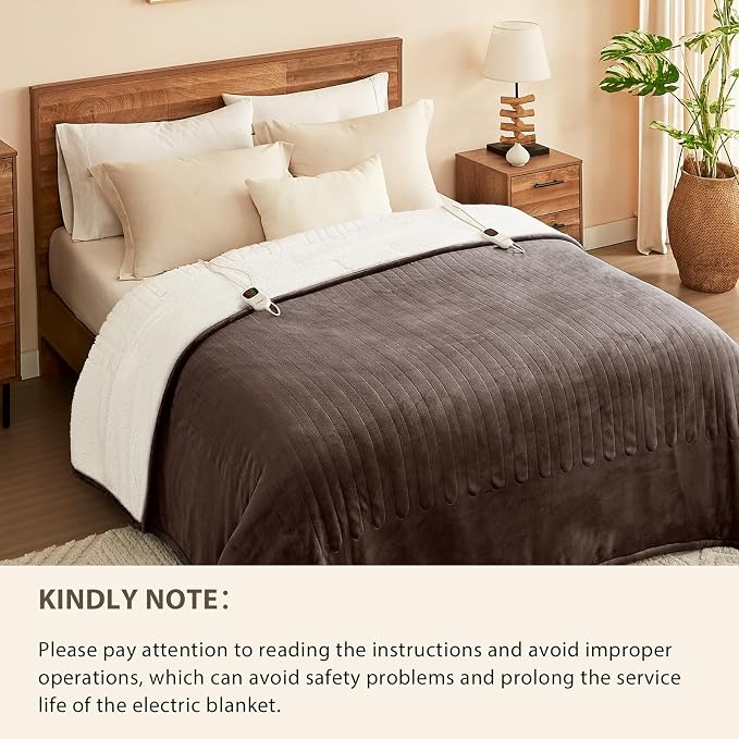 Homemate Electric Heated Blanket Twin - Image 8