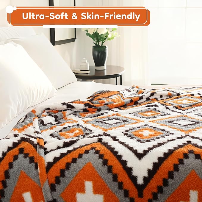 LaffyLo Heated Throw Blanket 50 x 60, Fast Heating Electric Blanket, Dual-Sided - Image 5