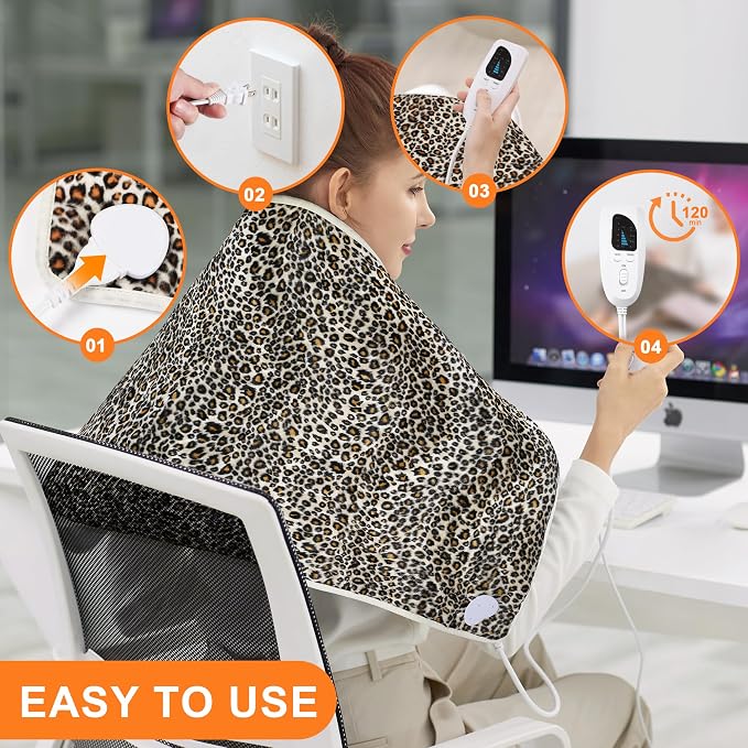 Deepsoon Heating Pad, Electric Heating Pads - Image 3
