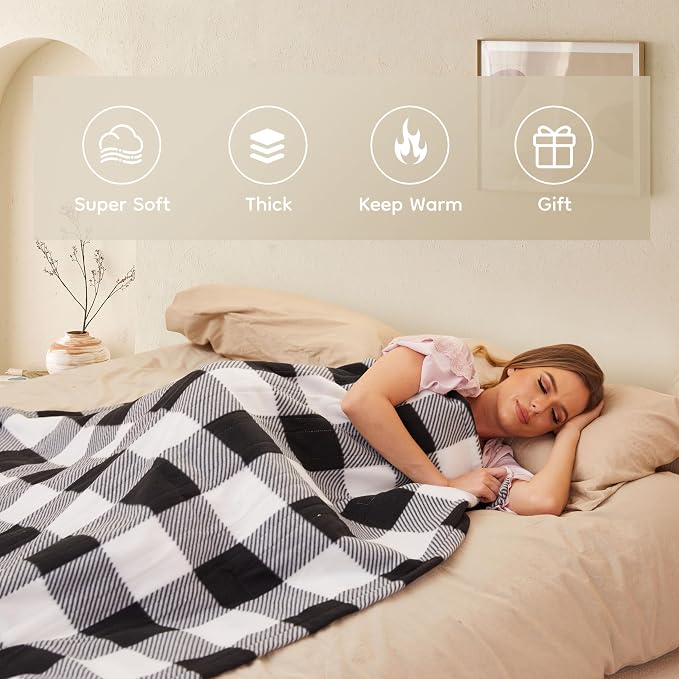 LaffyLo Electric Heated Blanket Throw Size - Image 7