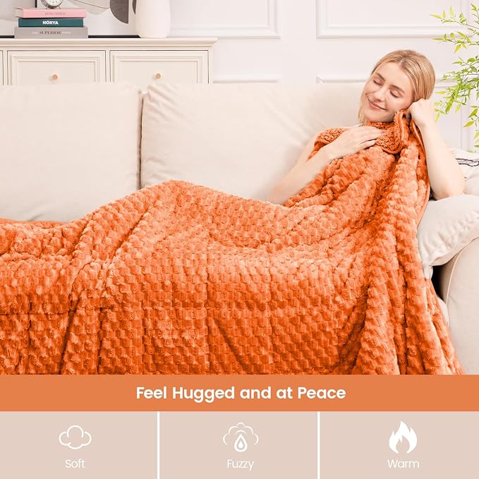 Super Fuzzy Soft Fleece Sherpa Weighted Blanket 15 lbs - Image 4