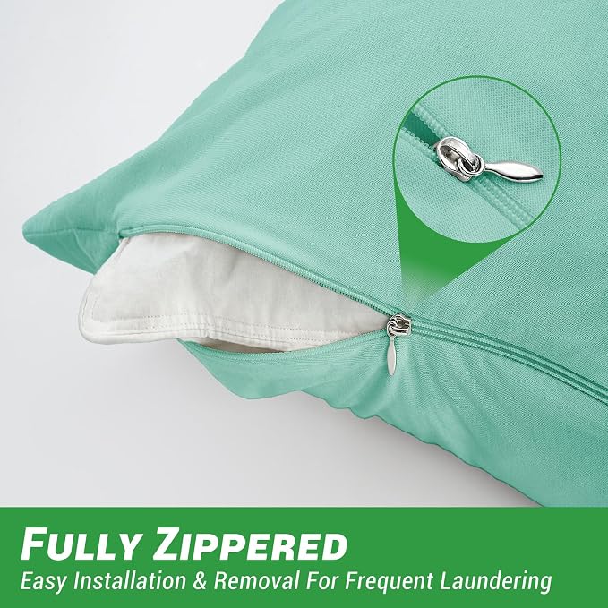 Gogreen Bamboo Rayon Waterproof Pillow Protector, Breathable Pillow Cover - Image 3