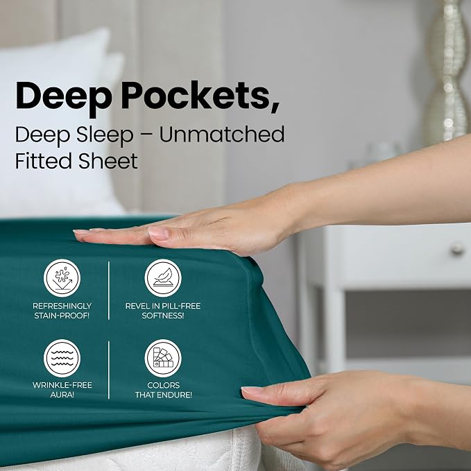 Utopia Bedding King Fitted Sheet - Image 4