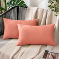 MIULEE Pack of 2 Decorative Outdoor Solid Waterproof Throw Pillow Covers Spring by MIULEE
