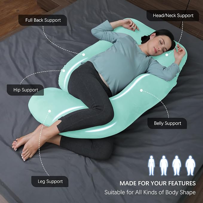 MOON PARK Pregnancy Pillows for Sleeping - Image 2