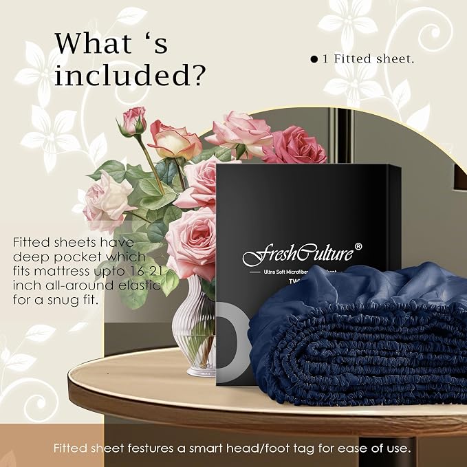 FreshCulture King Fitted Sheet Only – Premium Hotel-Quality Fitted Sheet - Image 5