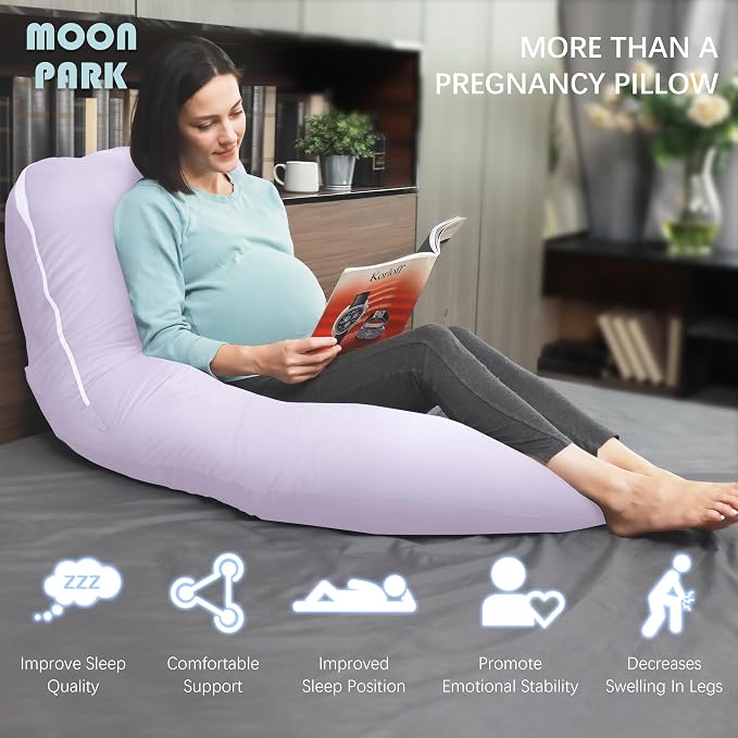 MOON PARK Pregnancy Pillows for Sleeping - Image 4
