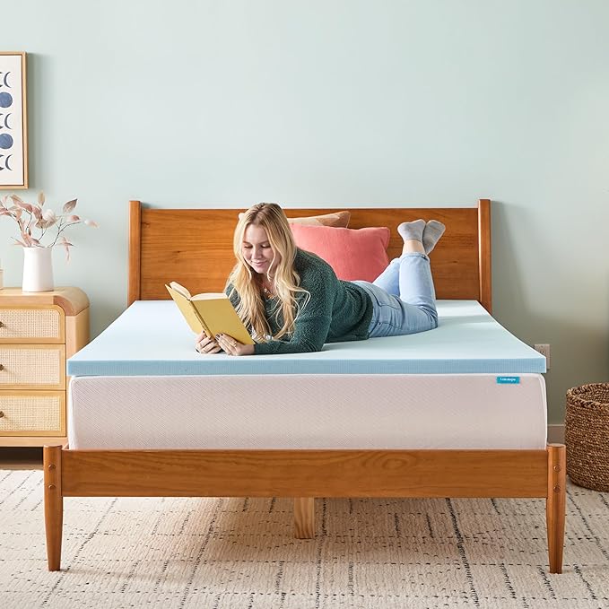 Linenspa Memory Foam Mattress Topper, California King Size - Image 7