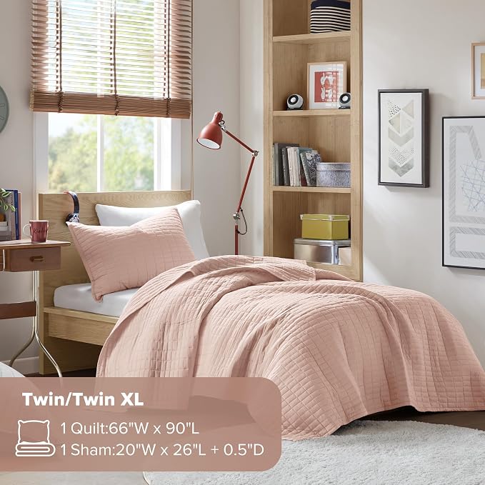 Comfort Spaces Kienna Quilt Set- Double Sided Stitching Design Summer Blanket - Image 7