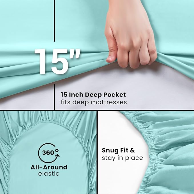 Utopia Bedding Twin Fitted Sheet - Image 3