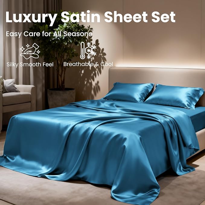 Love's cabin Satin King Sheet Sets - Image 8
