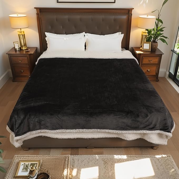 LaffyLo Heated Throw Blanket 50 x 60, Fast Heating Electric Blanket, Dual-Sided - Image 8