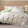 OAITE Duvet Cover Set King Size Floral Pattern Ultra Soft 100% Cotton Duvet by OAITE