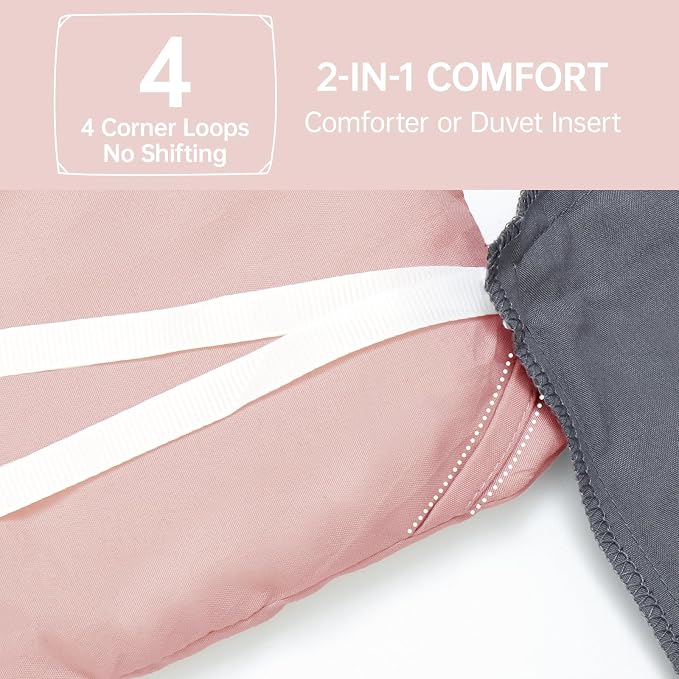 MUXHOMO California King Comforter Set, All Season Ultra Soft Down Alternative - Image 6