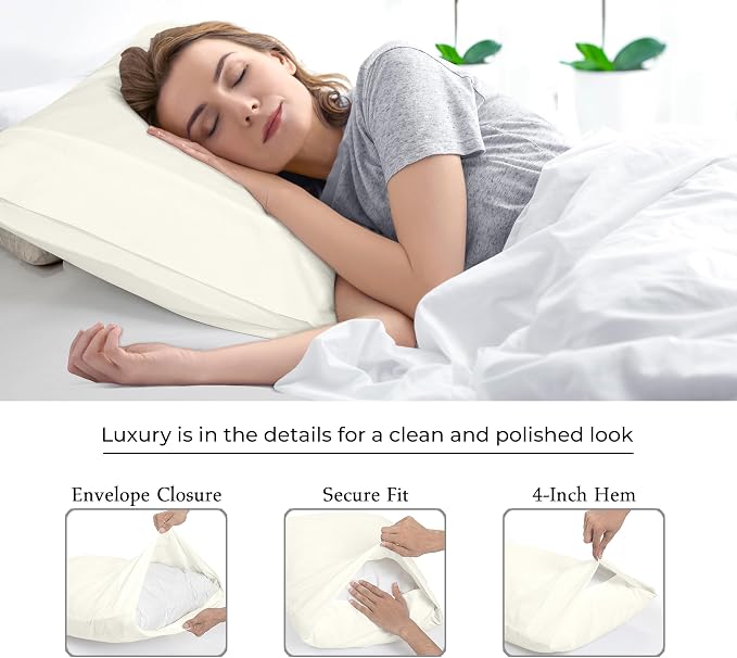 Royale Linens Standard Pillowcase Set of 2 - Image 7