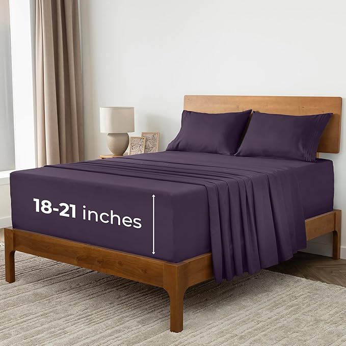 Mellanni Extra Deep California King Sheets by Mellanni
