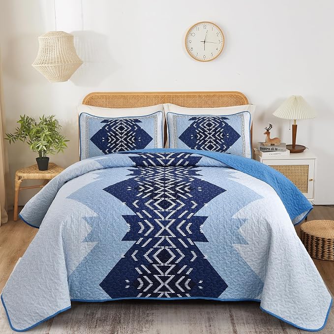 Dintszyayue Boho Quilt Set King Size by Dintszyayue