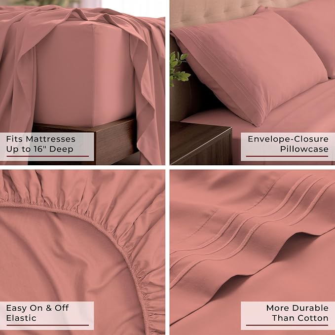 Mellanni California King Sheets Set - Image 5