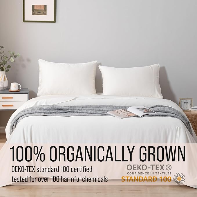 Bella Coterie King Size Fitted Sheet Only | Luxury Bamboo Viscose | 100% - Image 4