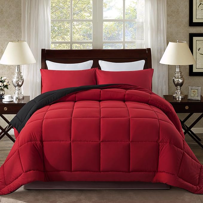 DOWNCOOL King Size Comforter Set -All Season Bedding Comforters Sets by DOWNCOOL