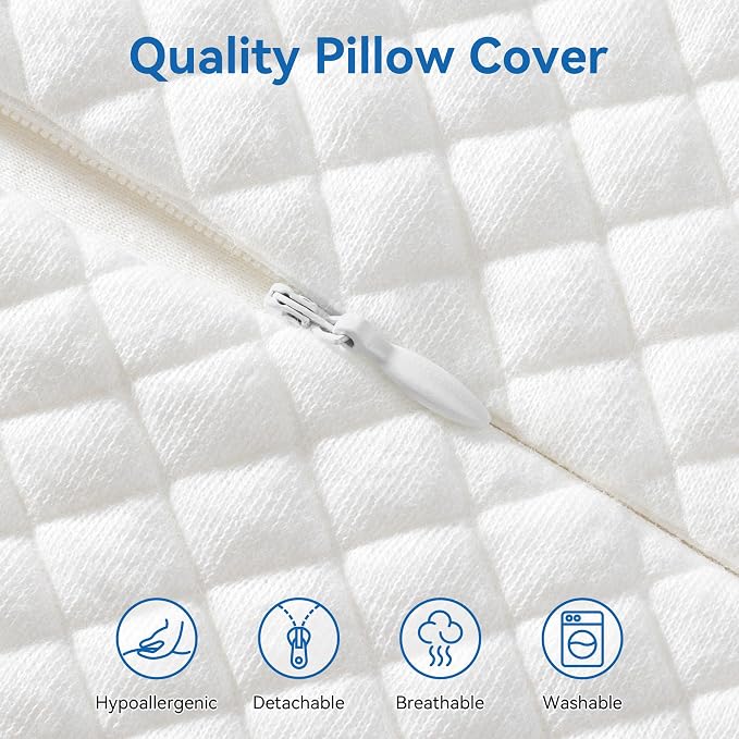 AM AEROMAX 26" Queen Size Contour Memory Foam Pillow, Cervical Pillow - Image 5