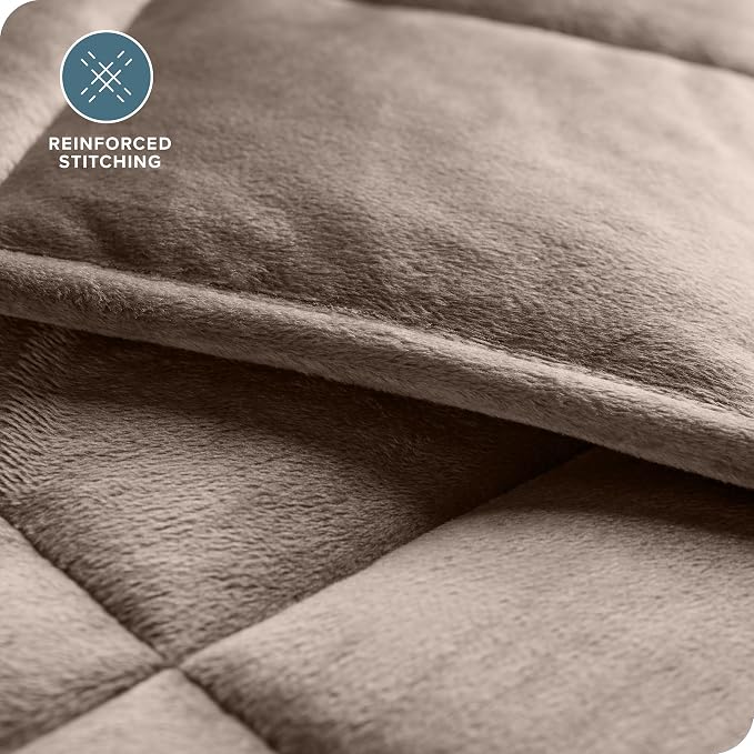 Bare Home Weighted Blanket King Size 25lb - Image 8